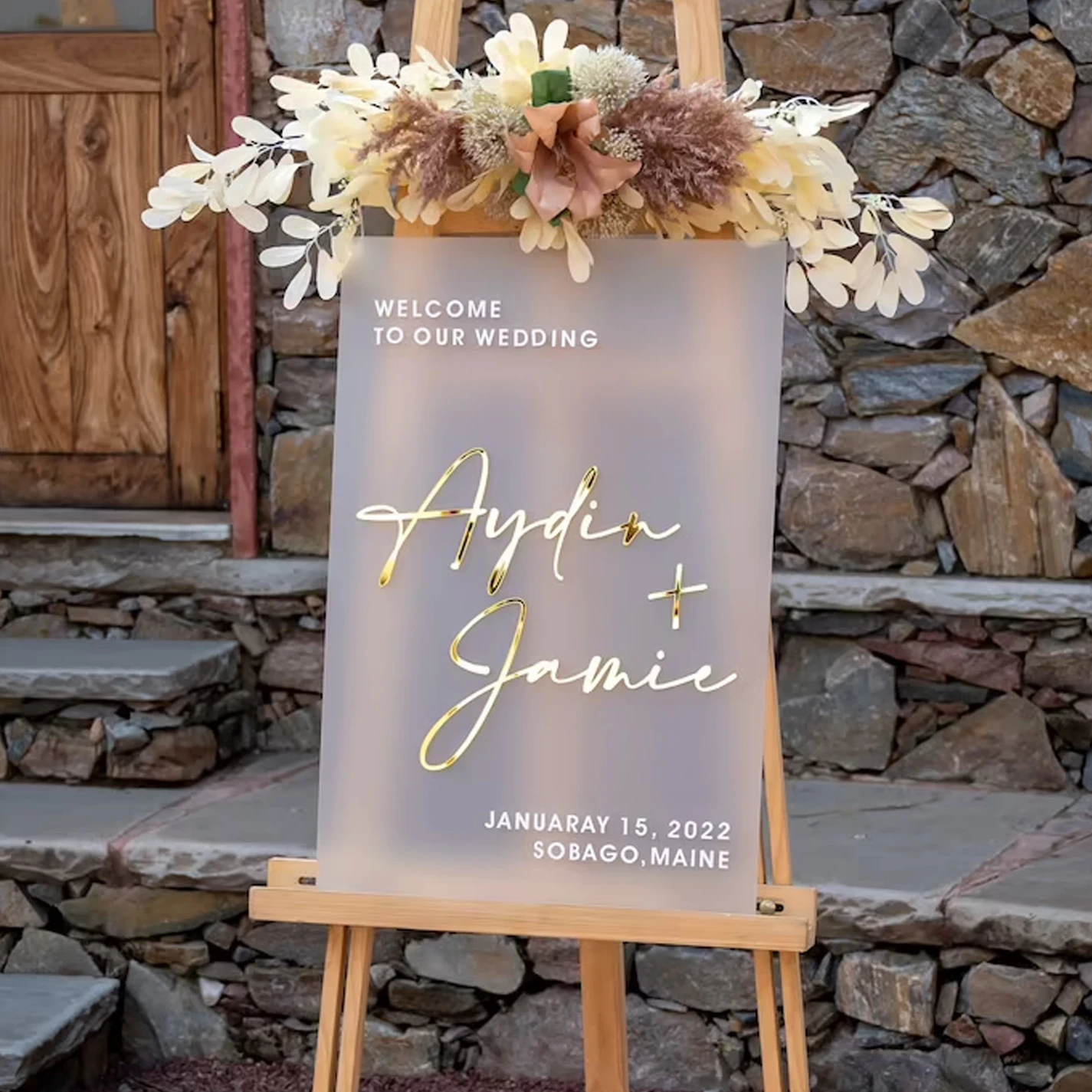 Acrylic Welcome Board